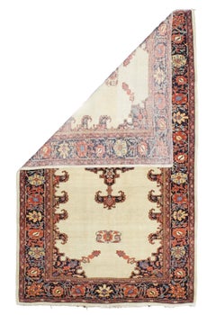 Extremely Fine Antique Persian Farahan Sarouk Rug 4’3” x 6’9”