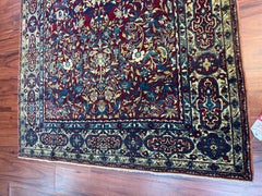 Extremely Fine Antique Persian Tehran Rug