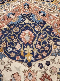 Extremely Fine Antique Sivas Handmade Carpet, Red and Green, All-over Design