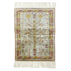 Extremely Fine Antique Turkish Silk Hereke Rug 2'6'' x 3'5''