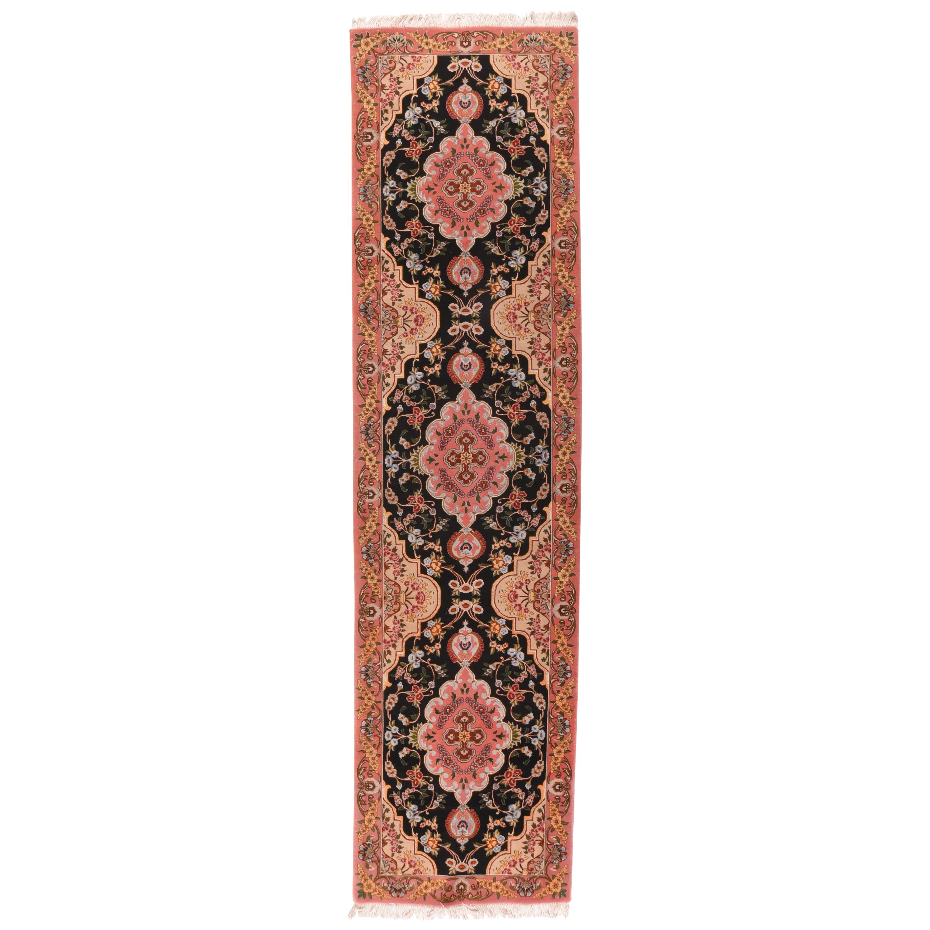 Extremely Fine Persian Tabriz Long Rug For Sale