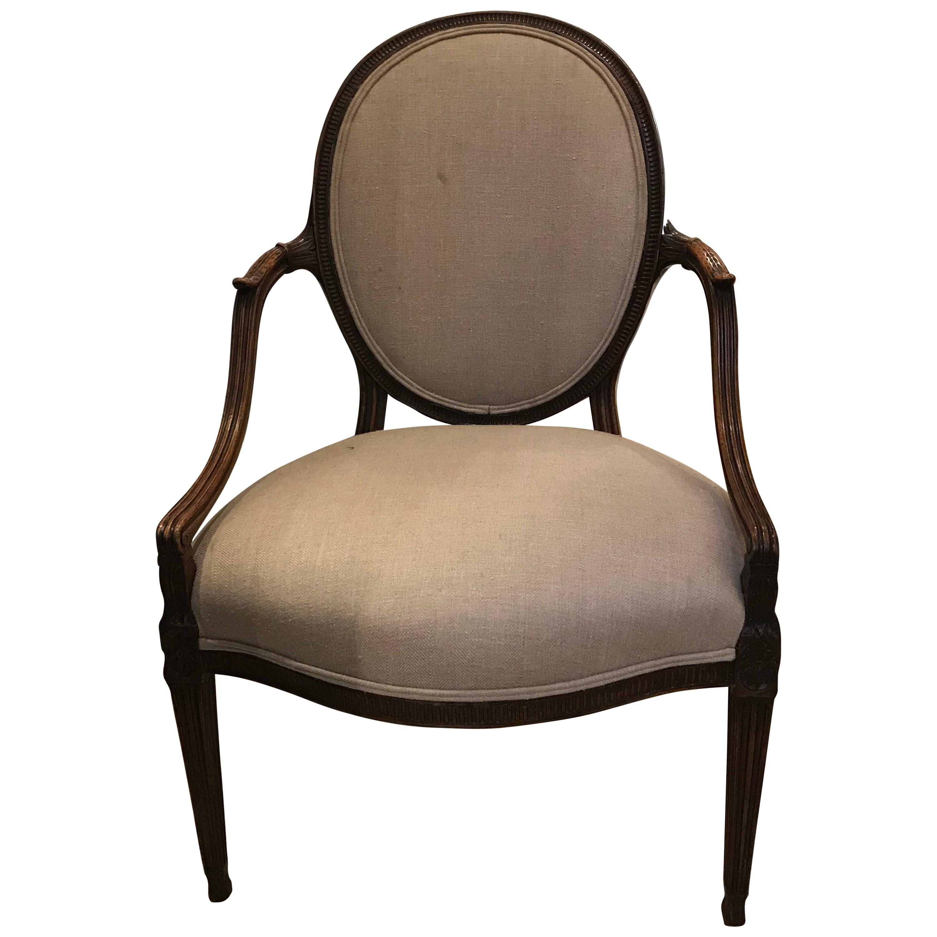 Extremely Fine Gillows Mahogany Chair, circa 1800