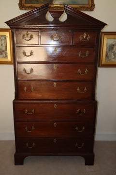 Extremely Fine Mahogany Chest on Chest (Tallboy), 18th Century
