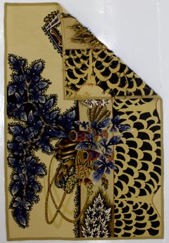 Extremely Fine Mid Century French Tapestry Design and Signed by Jean Luca