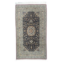 Extremely Fine Persian Habibian Wool and Silk (One of Pair) Rug 5'4'' x 9'6''