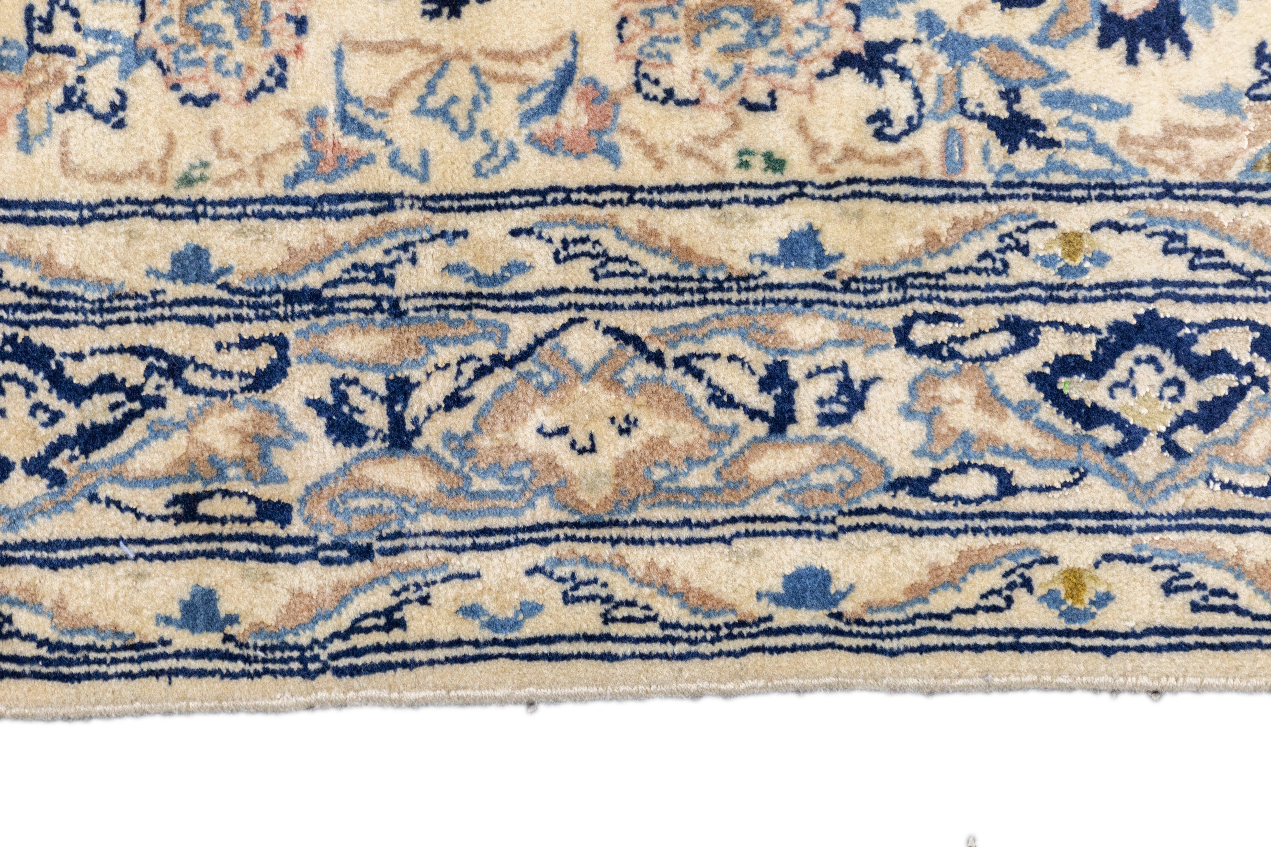 Tappeto persiano estremamente fine in lana e seta Habibian 10'10'' x 16'5'' in vendita 1