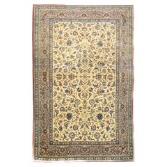 Extremely Fine Persian Habibian Wool and Silk Rug 5'5'' x 8'5''