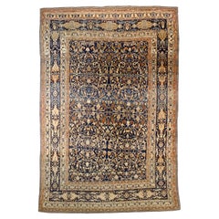 Extremely Fine Persian Haji Jalili Tabriz Rug 10’8” x 15’11”