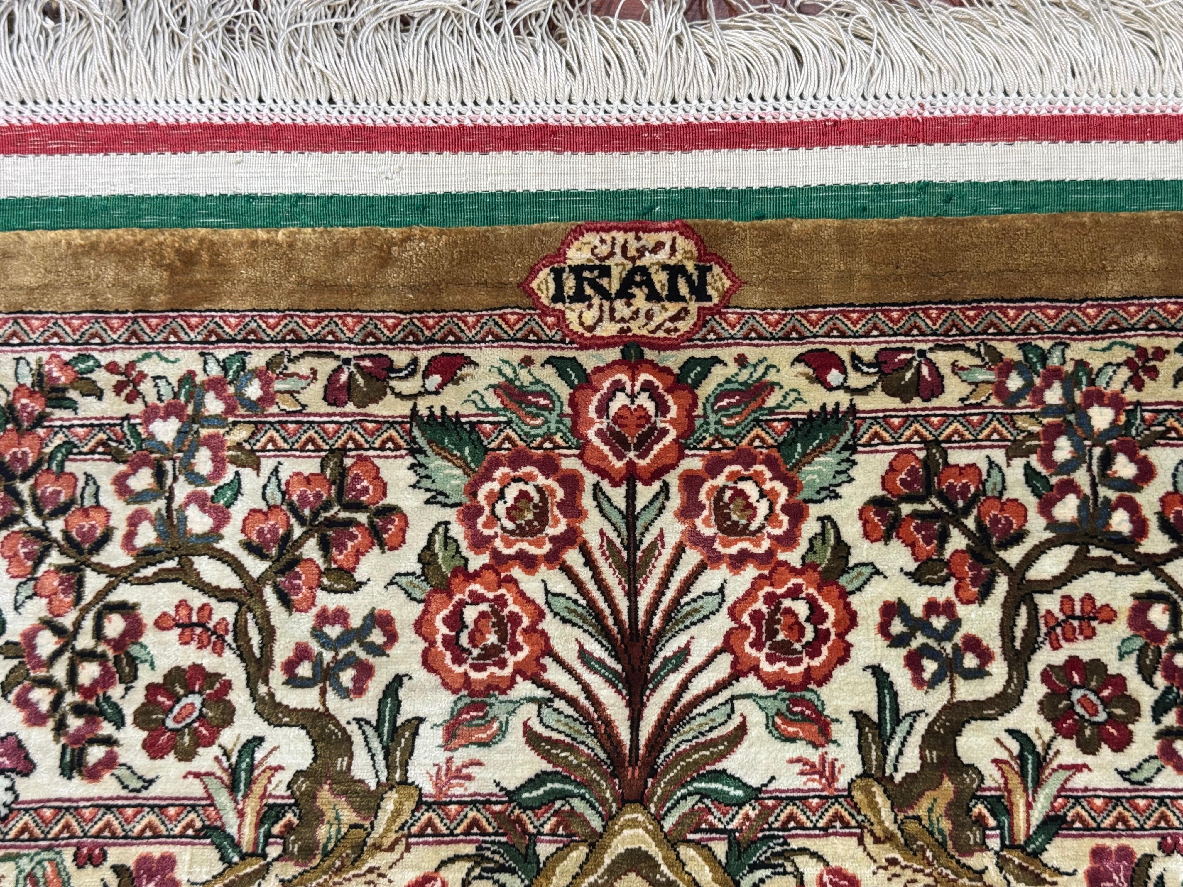 Tappeto persiano Isfahan estremamente pregiato in vendita 8