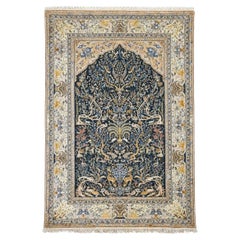 Extremely Fine Persian Isfahan Rug Tree of Life
