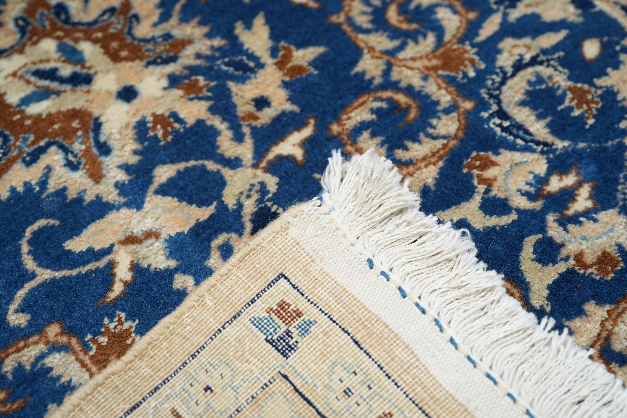 Extremely Fine Persian Nain HabibianRrug Wool & Silk 8'3'' x 11'9'' For Sale 6