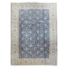Extremely Fine Persian Nain HabibianRrug Wool & Silk 8'3'' x 11'9''
