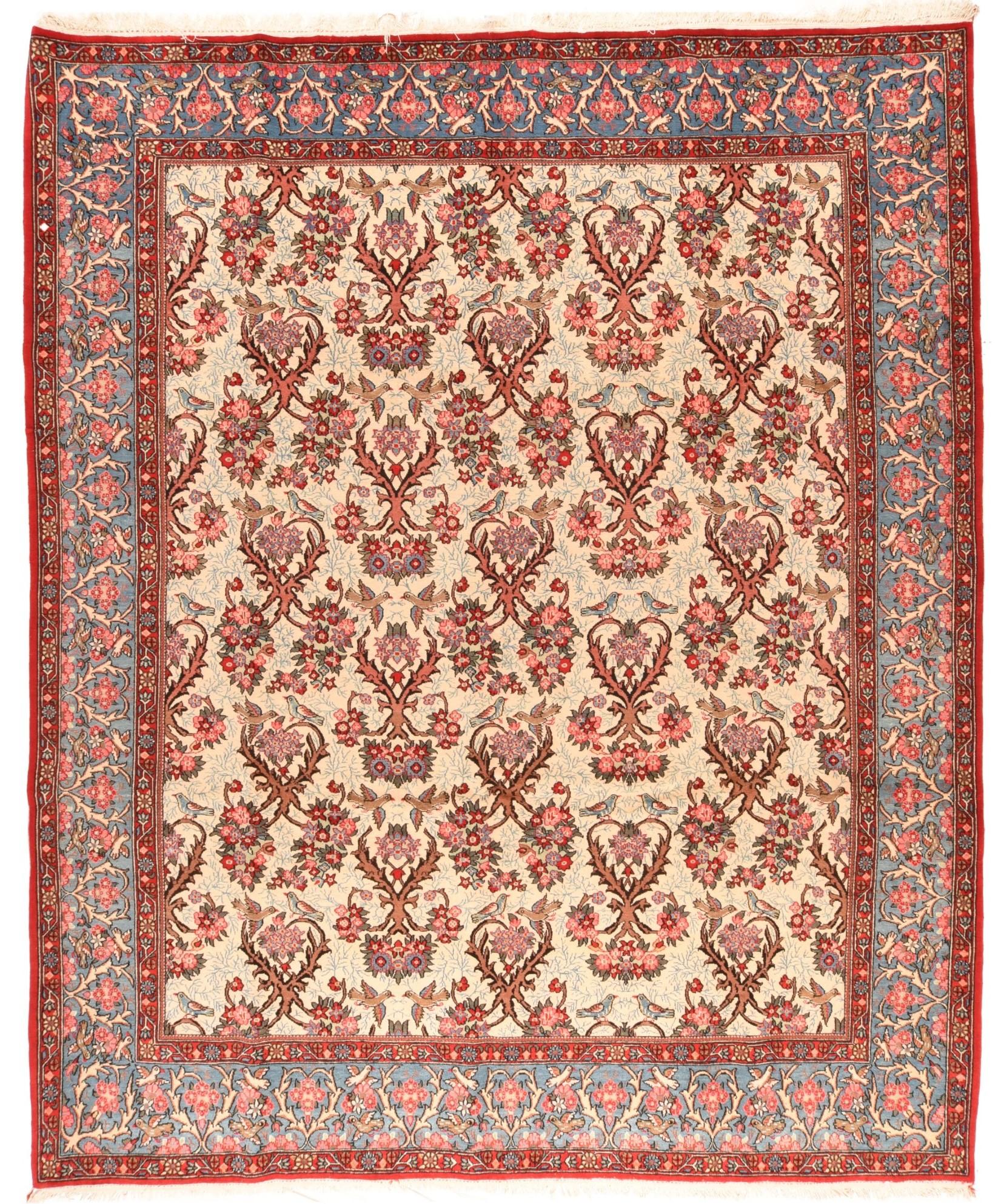 Alfombra Persa Qum Extremadamente Fina 9'4'' x 11'9'' en Bueno estado para la venta en New York, NY