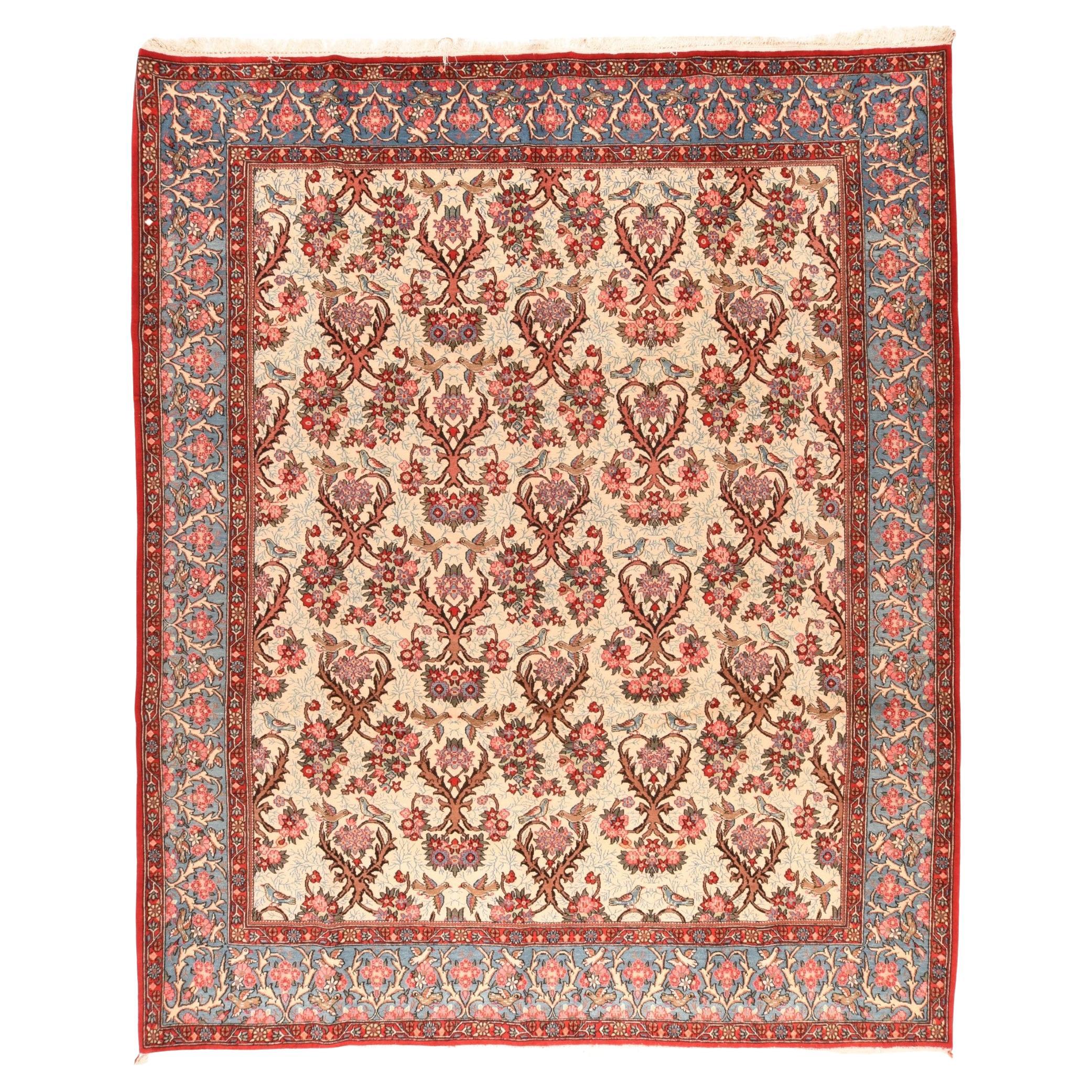 Extremely Fine Persian Qum Rug 9'4'' x 11'9''