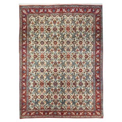 Extremely Fine Persian Qum Wool Rug 7'10'' x 10'11''