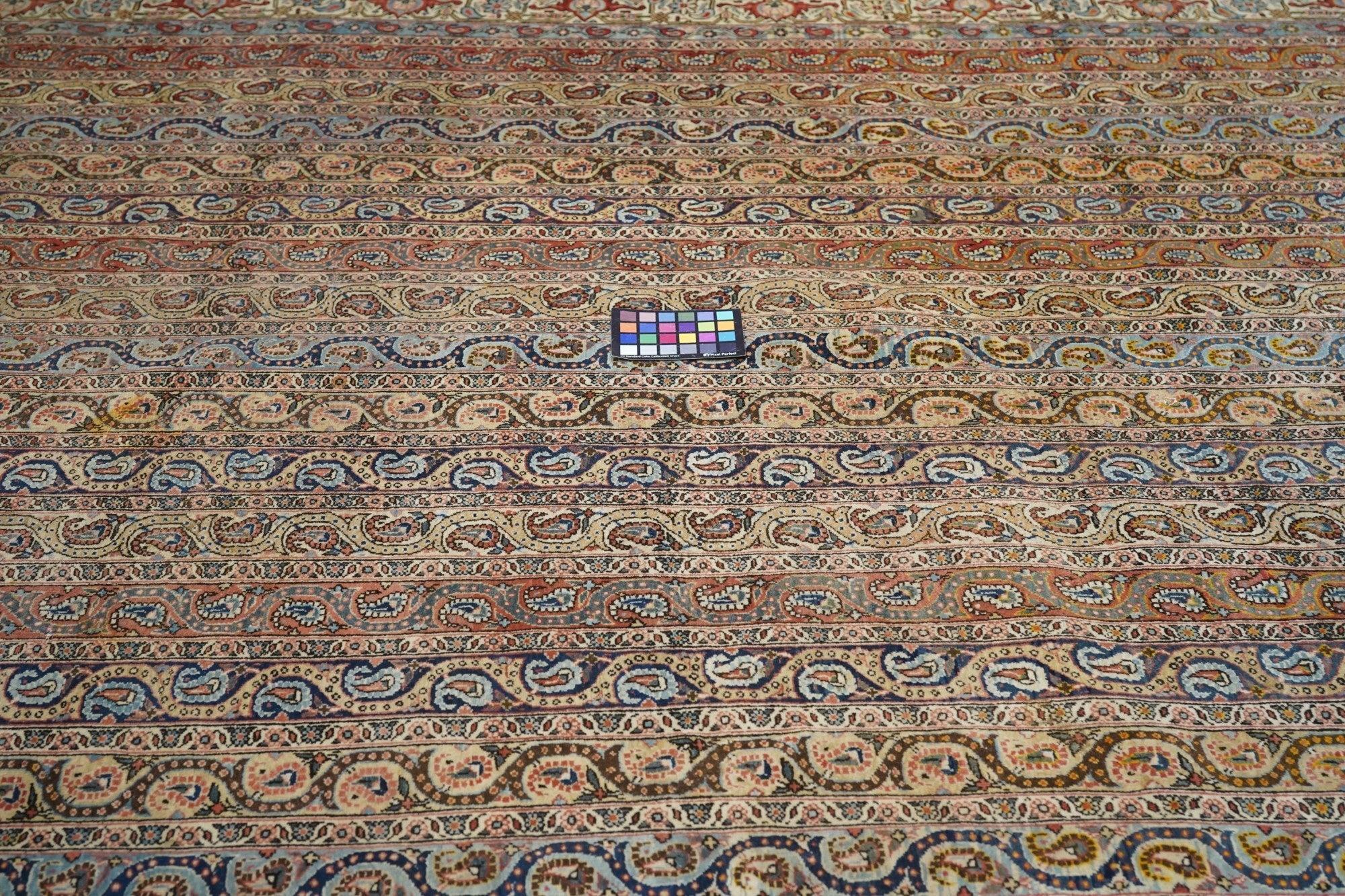 Äußerst feiner persischer Qum-Wollteppich 7'11'' x 10'11'' im Angebot 2