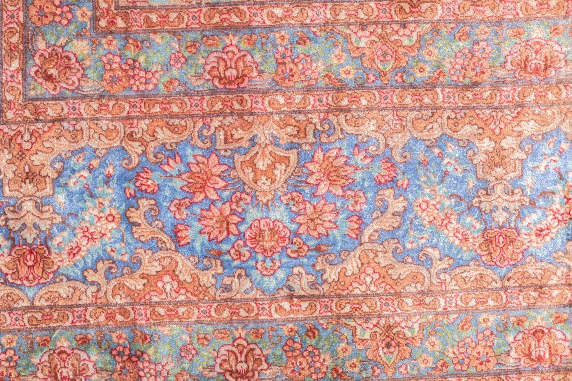 Tappeto Qum in seta persiana estremamente fine 6'3'' x 10'2'' in vendita 2