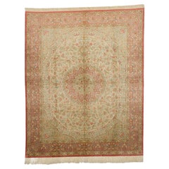 Tappeto Qum in seta persiana estremamente fine 8'0'' x 10'0''