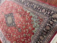 Extremely Fine Persian Silk Qum Rug/Carpet