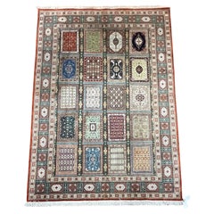 Vintage Extremely Fine Persian Silk Qum Rug/Carpet