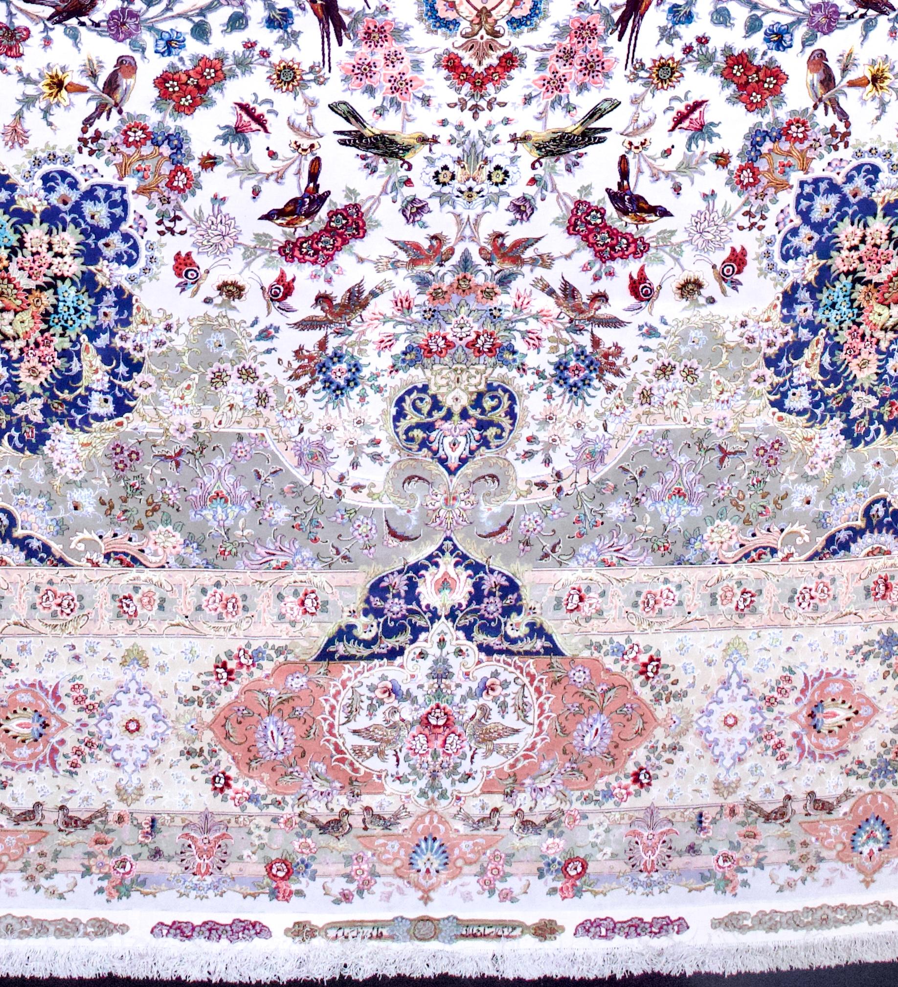 Persiano Extremely Fine Persian Tabriz Rug 13'0