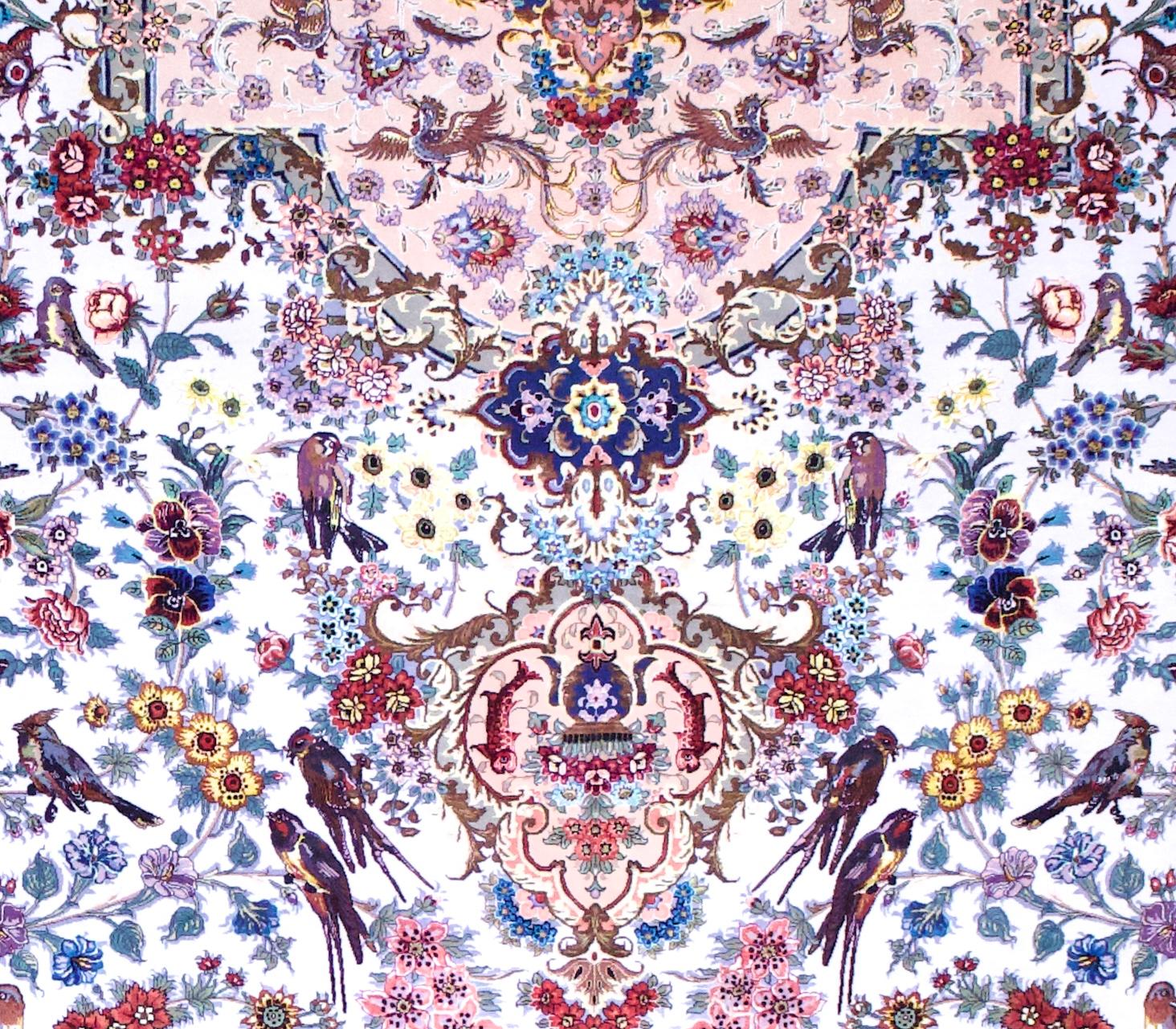Extremely Fine Persian Tabriz Rug 13'0