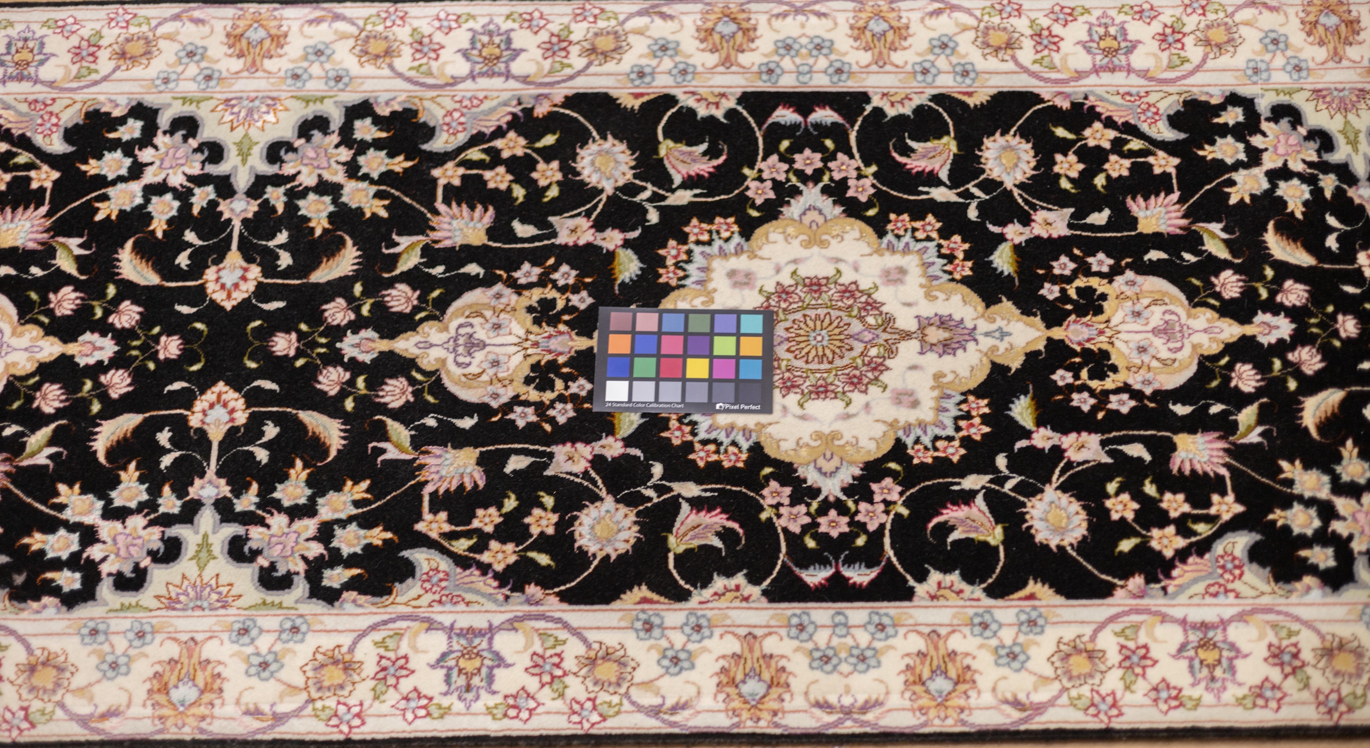 Extremely Fine Persian Tabriz Wool & Silk Long Rug 2'6'' x 17'1'' For Sale 5