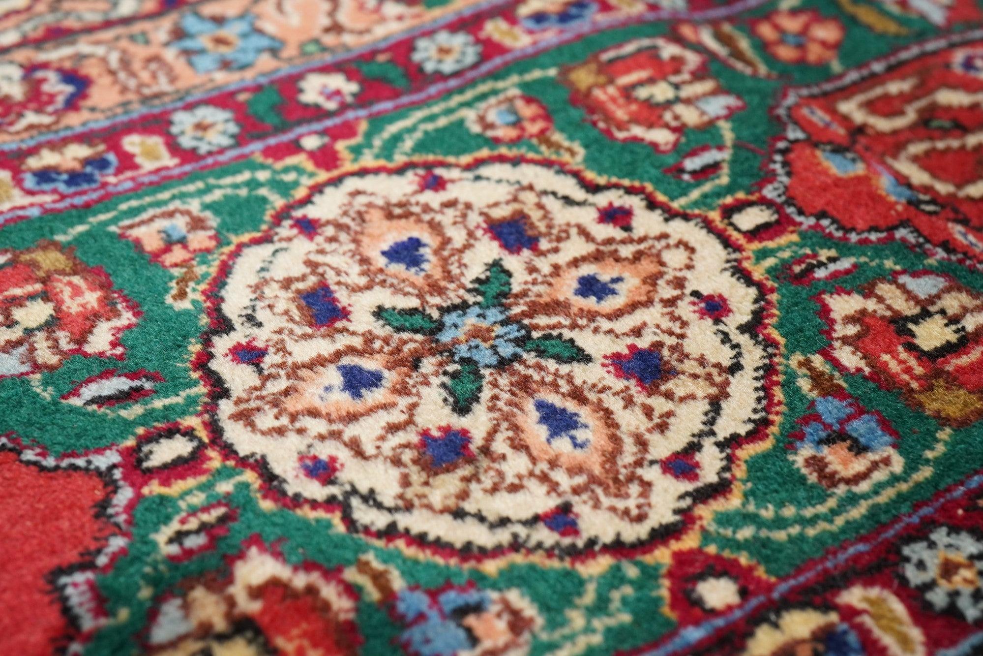 Tappeto Tabriz persiano estremamente fine, tessuto dall'artista Maestro Tessitore 8'1'' x 11'4 in vendita 1