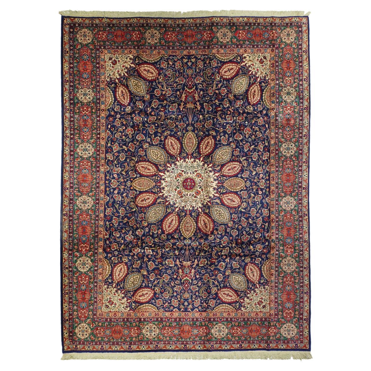 Extremely Fine Persian Tabriz Woven by the artist Master Weaver Rug 8'1'' x 11'4