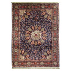 Extremely Fine Persian Tabriz Woven by the artist Master Weaver Rug 8'1'' x 11'4