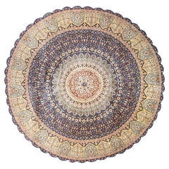Extremely Fine Persian Tabriz Woven by the artist Master Weaver wool & silk Rug