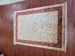 Extremely Fine Silk Hereke Rug