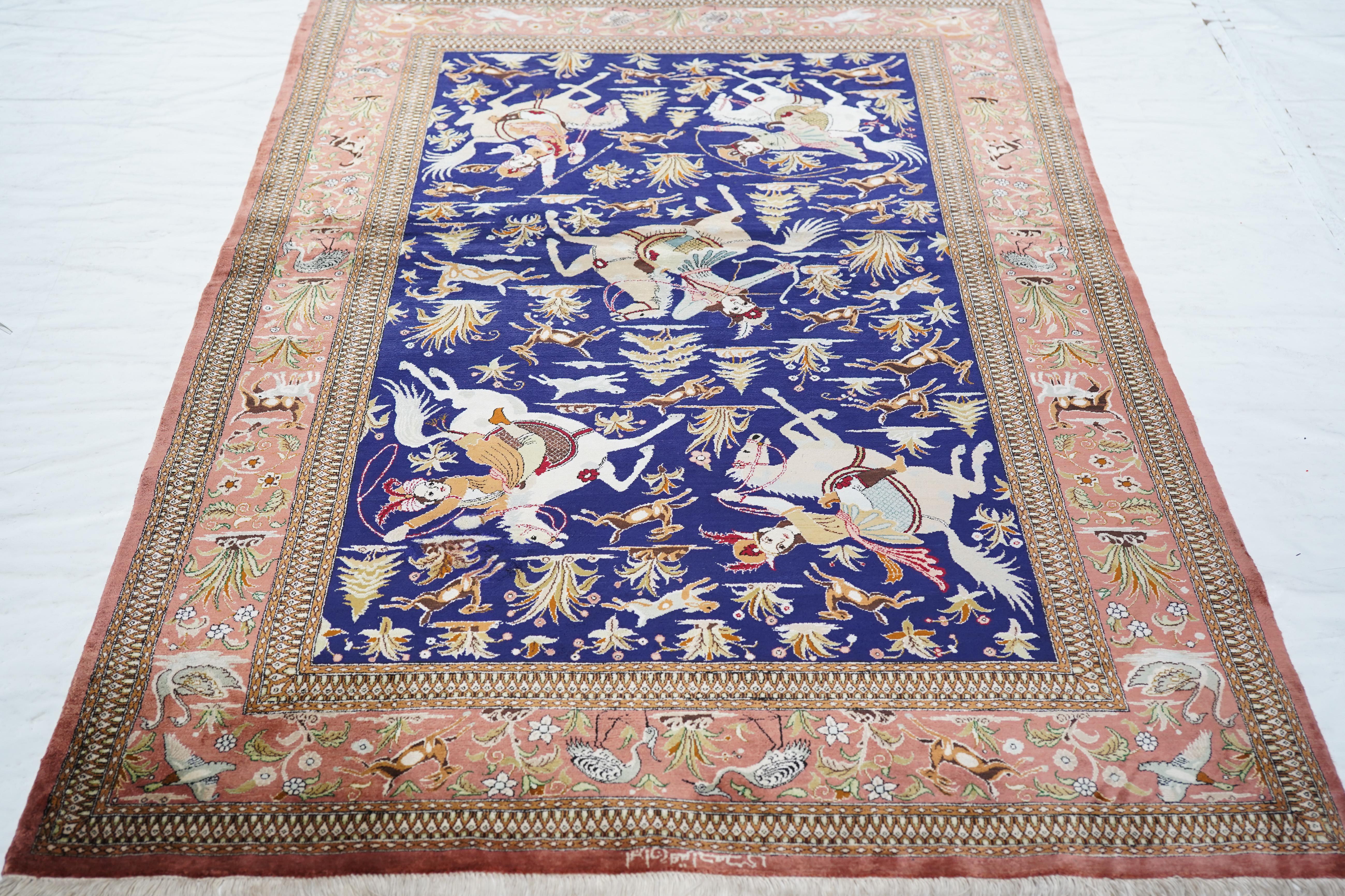 Qum-Teppich 4'0'' x 7'0'' im Angebot 3