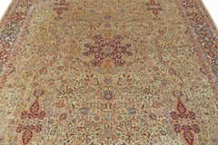Extremely Fine Sino Hereke Silk Rug