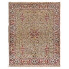 Tapis en soie Sino Hereke d'une extrême finesse