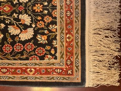 Extremely Fine Turkish Hereke Silk Rug