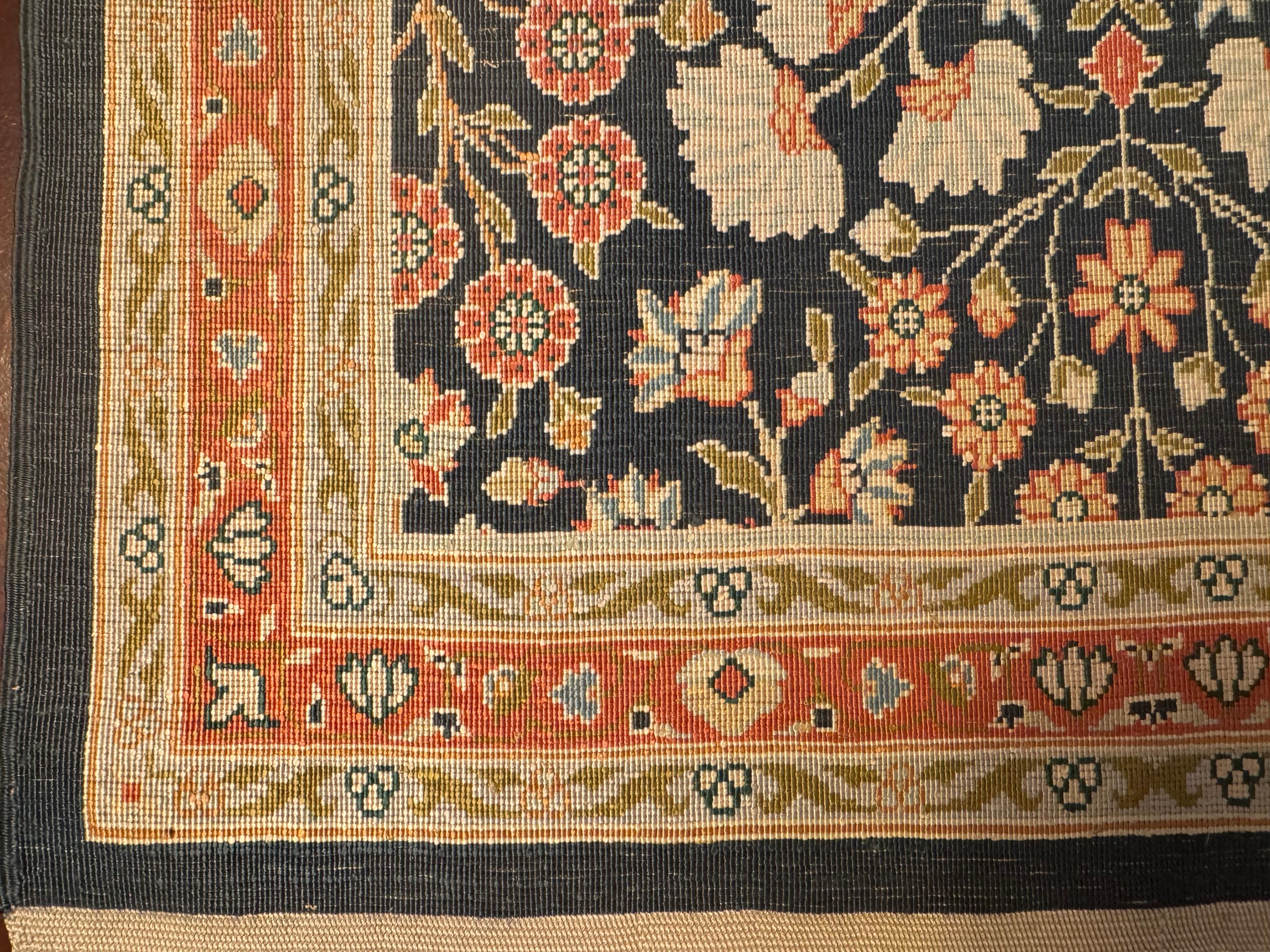 Extremely Fine Turkish Hereke Silk Rug For Sale 14