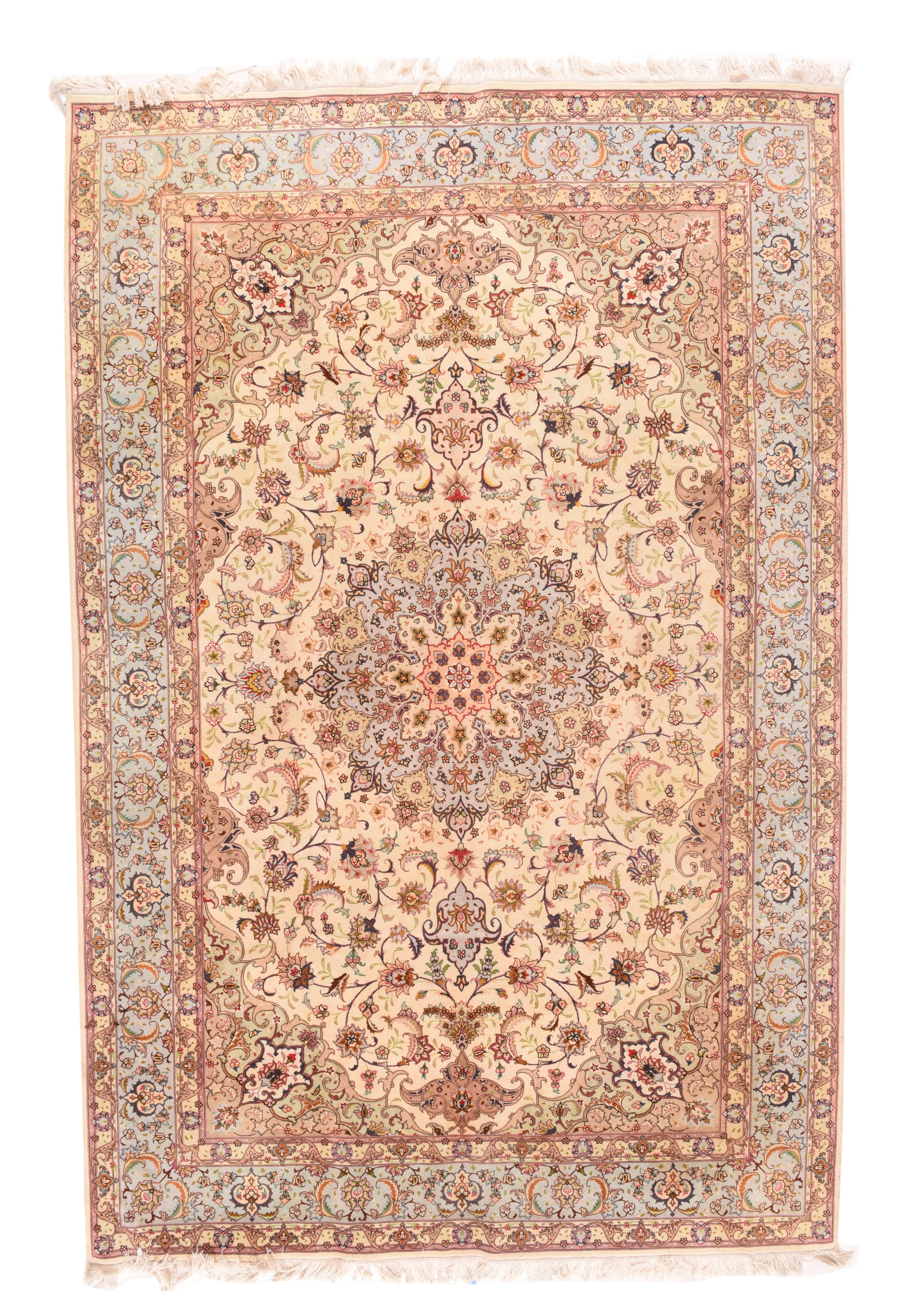 Fine Persian Tabriz In Good Condition For Sale In New York, NY