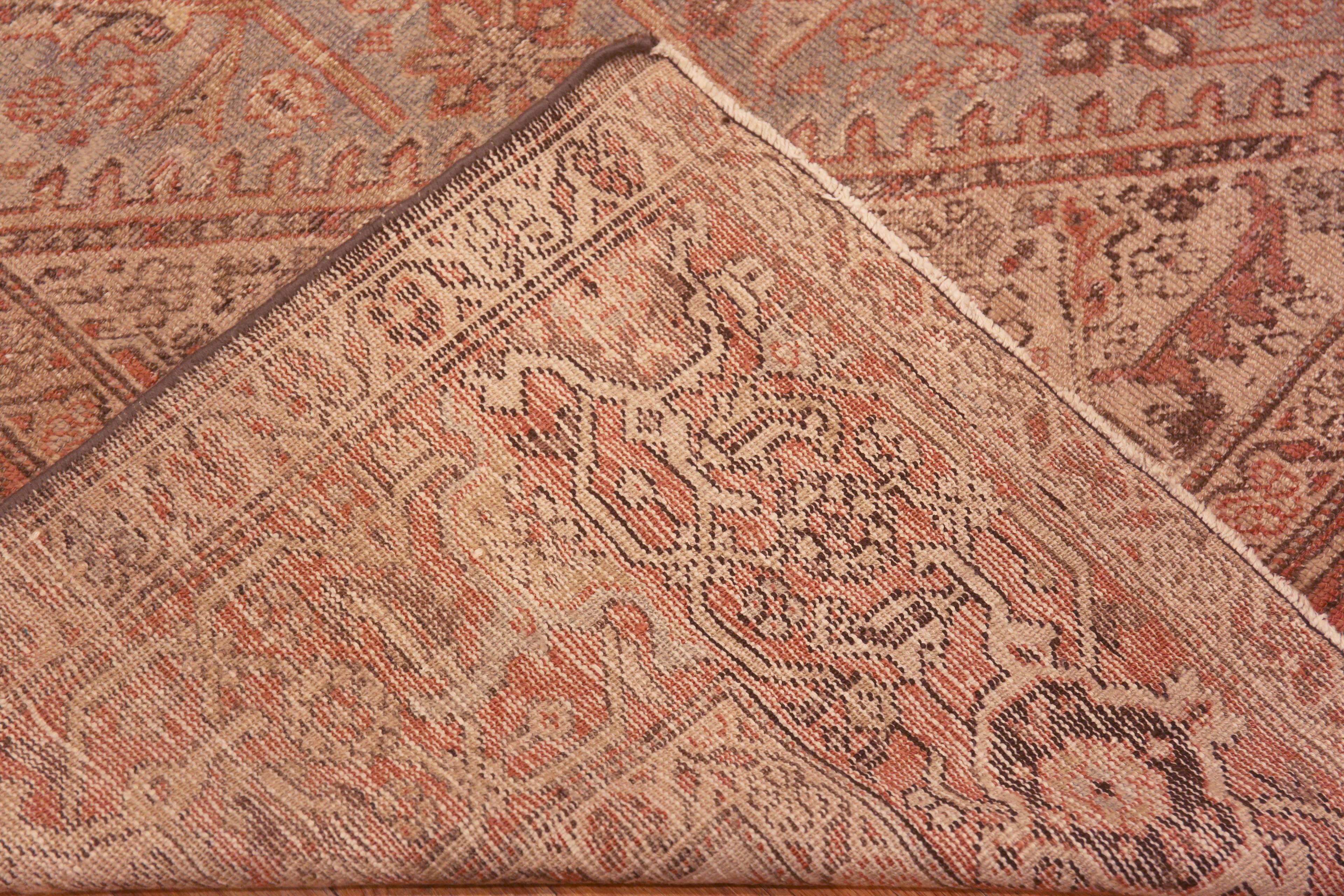 Extremely Impressive Antique Geometric Persian Sultanabad Rug 8'6