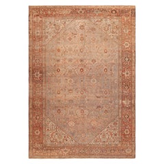 Tappeto antico geometrico persiano Sultanabad Rugs 8'6" x 12' estremamente impressionante