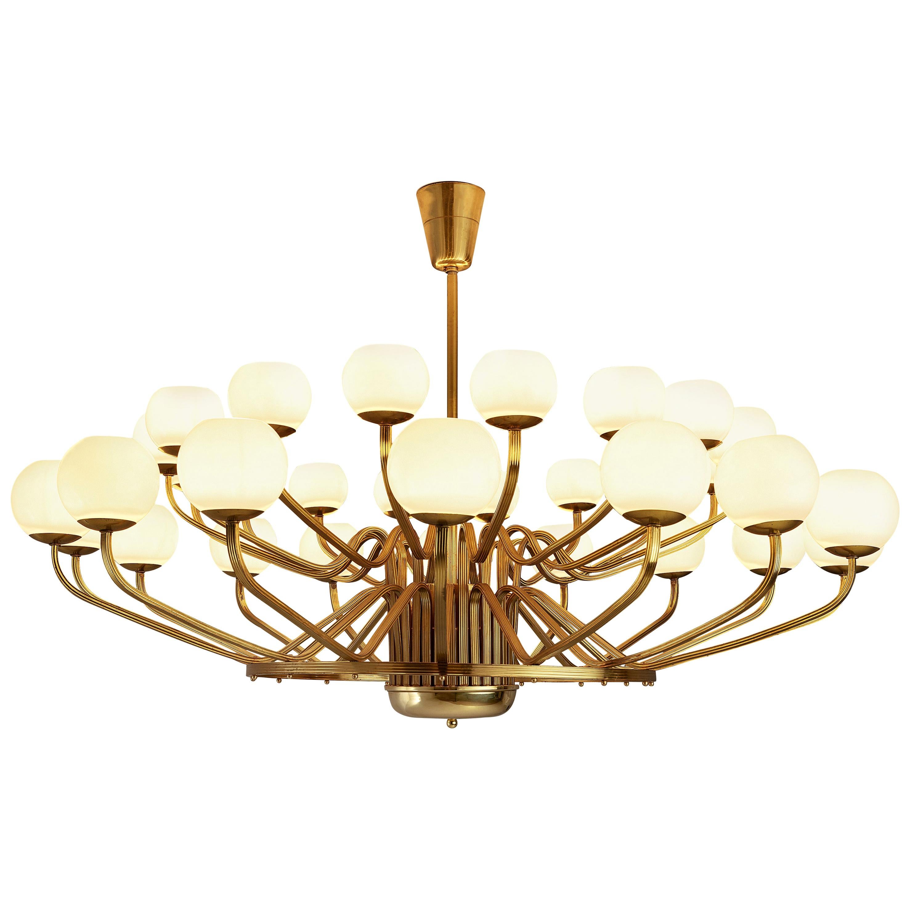 Extremely Large Fluorescent Tube Chandelier For Sale at 1stDibs