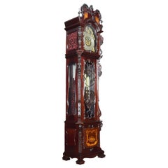 Antique Extremely Large Exhibition Quality Tubular Chiming Longcase Clock