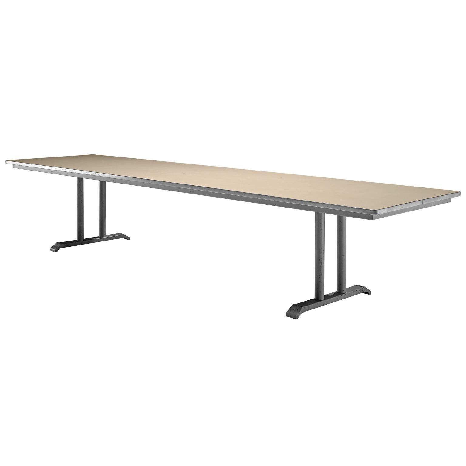 Extremely Large Gispen Conference Table 