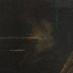 Extremely Large Monumental Wall Painting, 19th Century