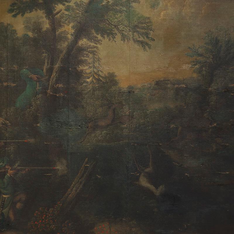 Extremely Large Monumental Wall Painting, 19th Century (19. Jahrhundert) im Angebot