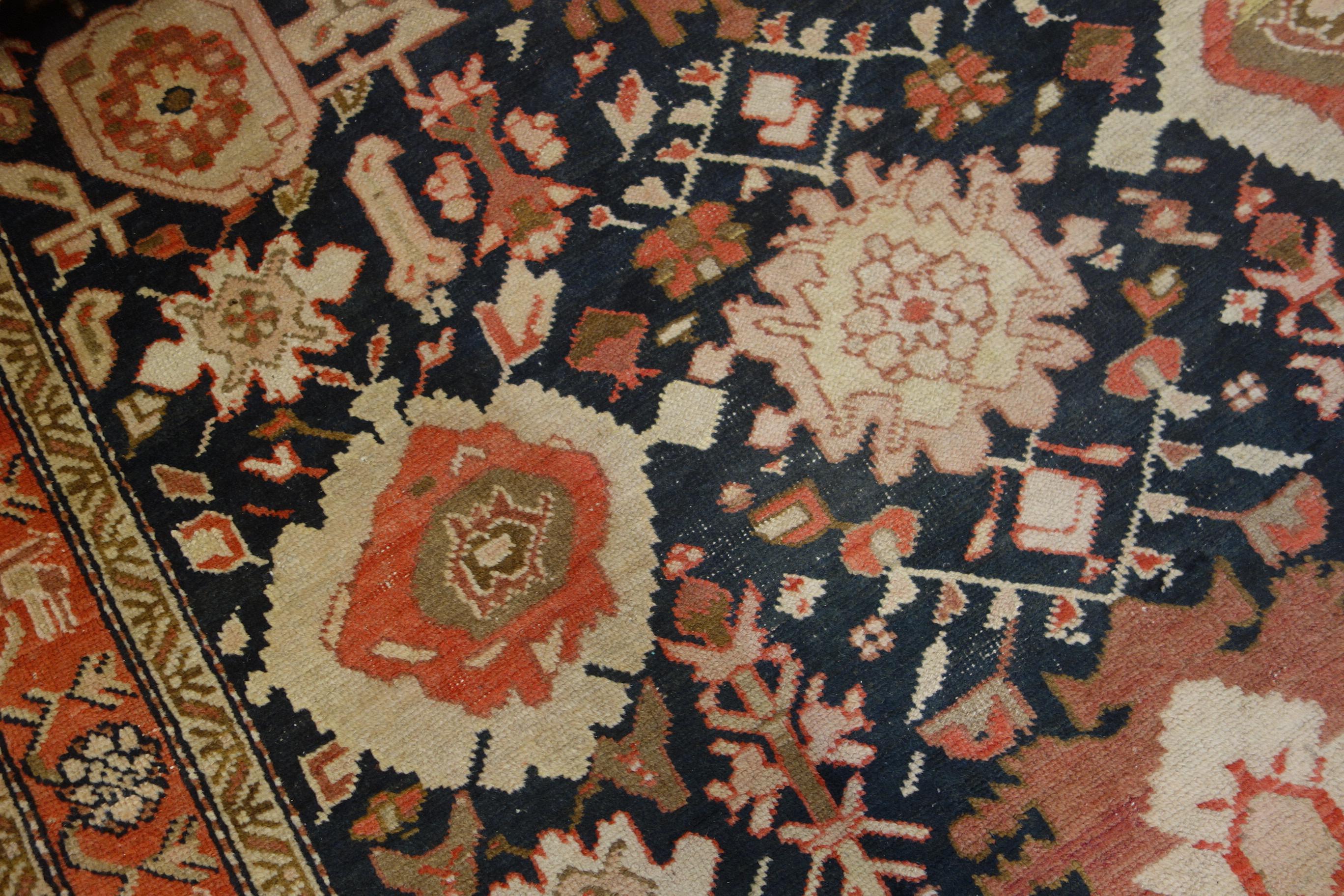 Extremely Long Early 20th Century Kuba Kelleh Corridor Carpet, Runner  For Sale 7