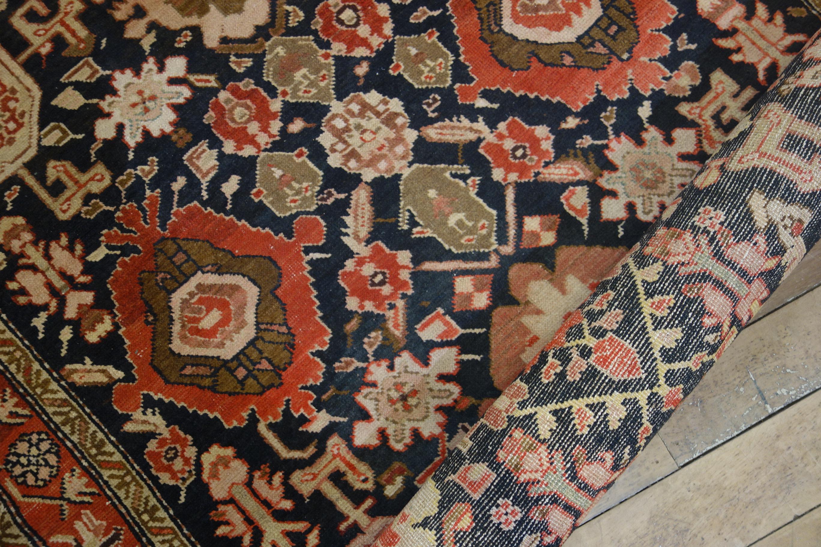 Extremely Long Early 20th Century Kuba Kelleh Corridor Carpet, Runner  For Sale 9