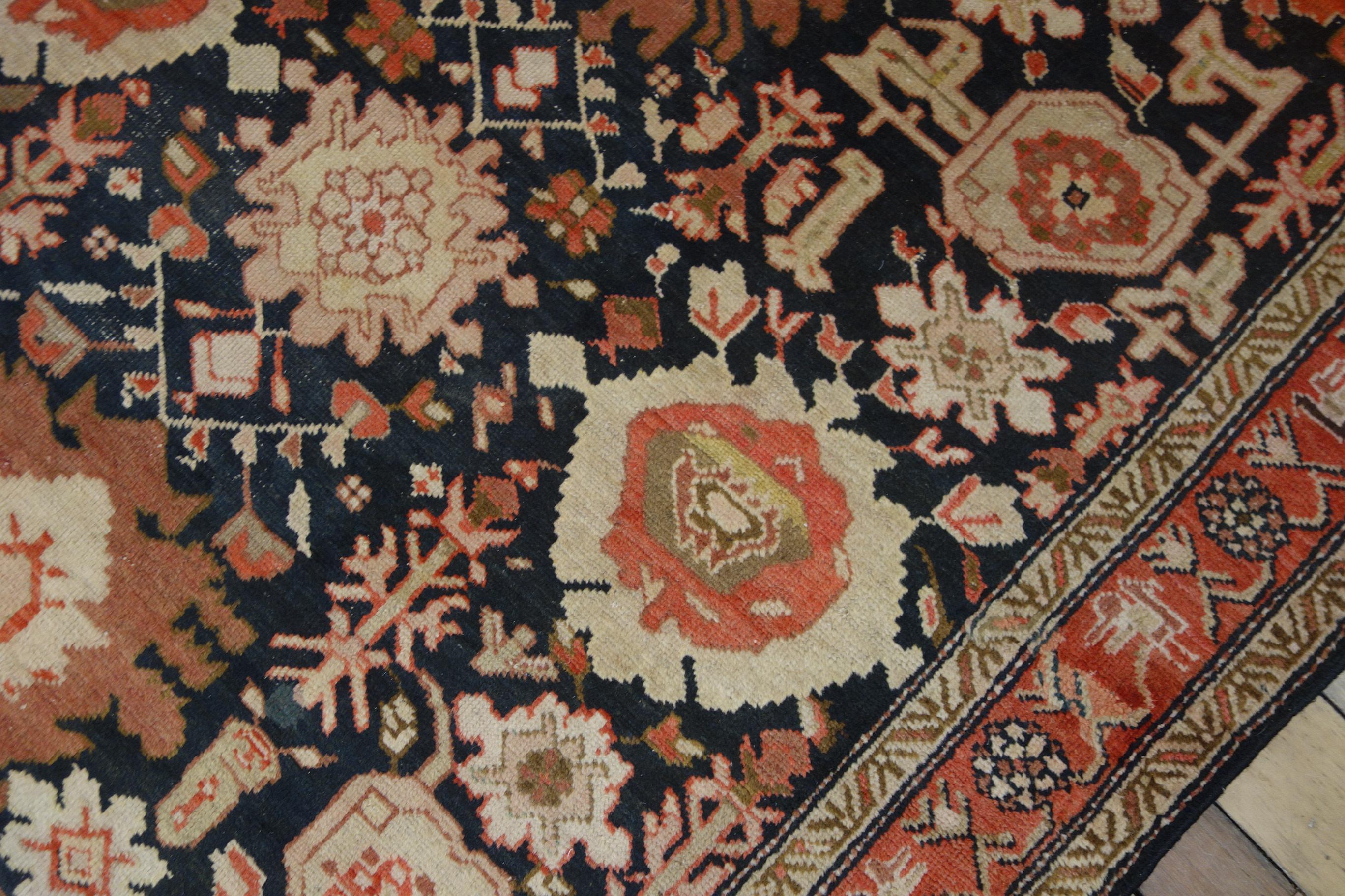 Extremely Long Early 20th Century Kuba Kelleh Corridor Carpet, Runner  For Sale 1
