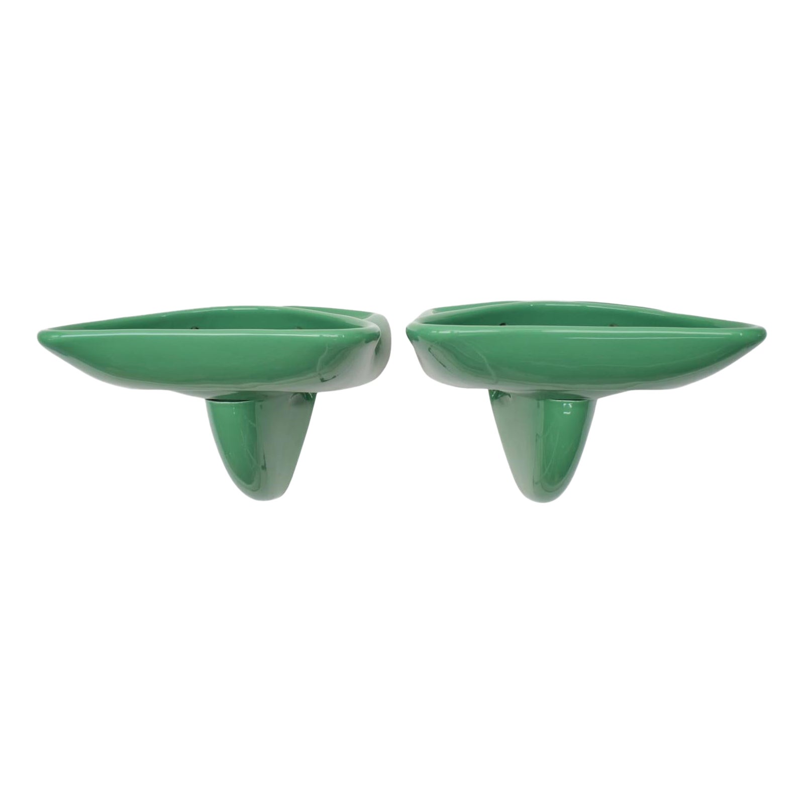 Extremely Rare 12-Piece Bathroom Set by Luigi Coalni for Villeroy & Boch, 1960s