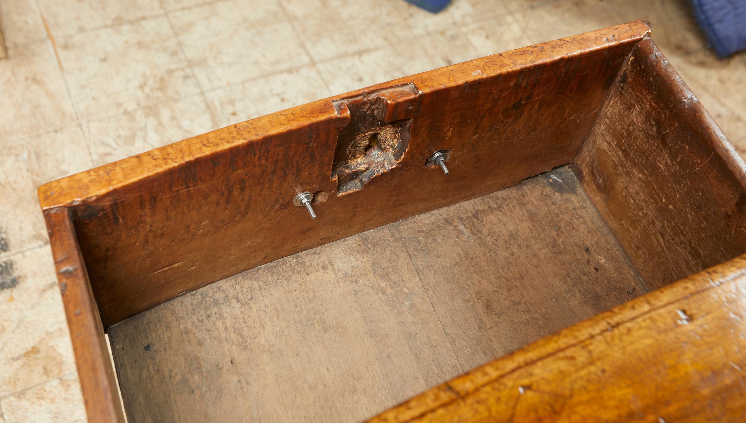 Extremely Rare Bird's-Eye Maple Regence Style French Canadian Commode 7